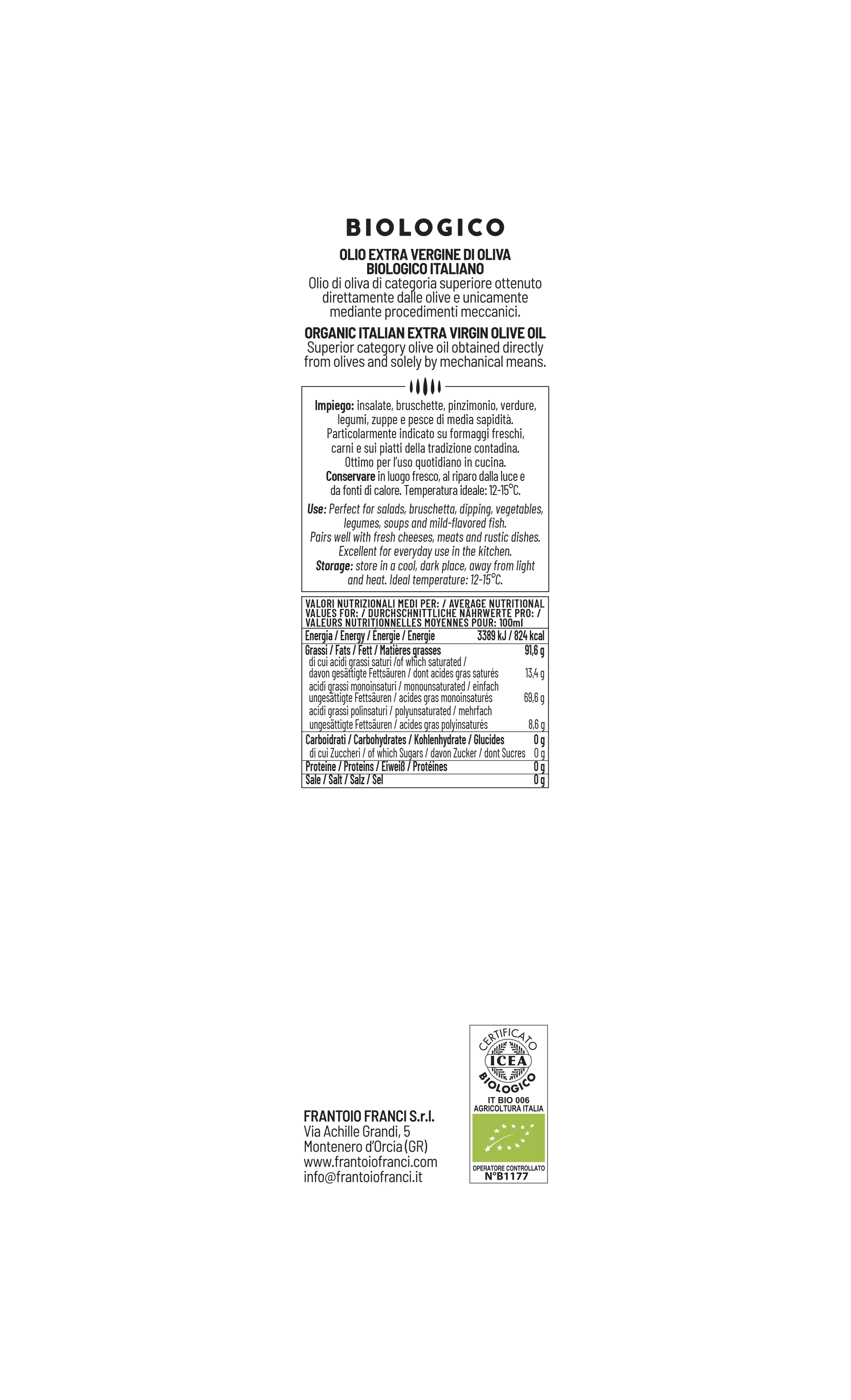 Biologico Italiano 0,5l